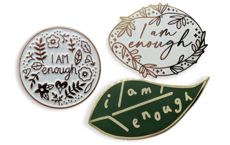 Mental Health Pin Badge Ideas for Feel-Good Merch