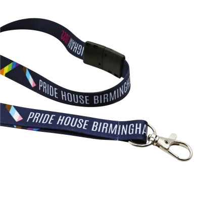 A Pride House lanyard