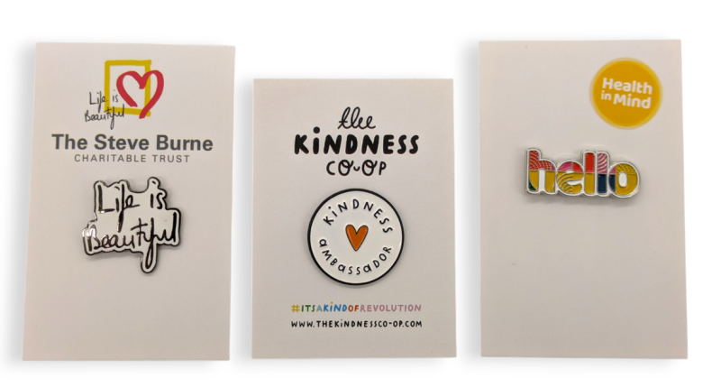 Mental Health Pin Badge Ideas for Feel-Good Merch